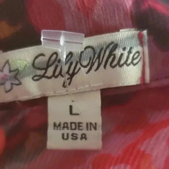 Floral print sheer top - Picture 5 of 5